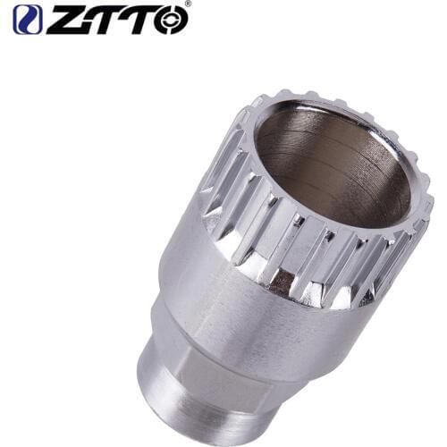 ZTTO Square Tapered Bottom Bracket Tool Socket for Cartridge ISIS Bike BB For MTB Mountain Bike Road Bicycle