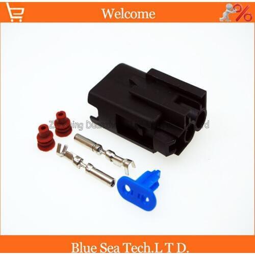 10 sets 2Pin 1.5mm female car connector,Auto waterproof sensor plug,Car Electrical connector for VW,Audi