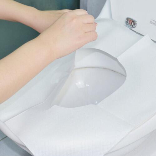10pcs Disposable Toilet Seat Cover Toilet Paper Mat For Travel Outdoors Camping Bathroom Accessories Toilet Tools