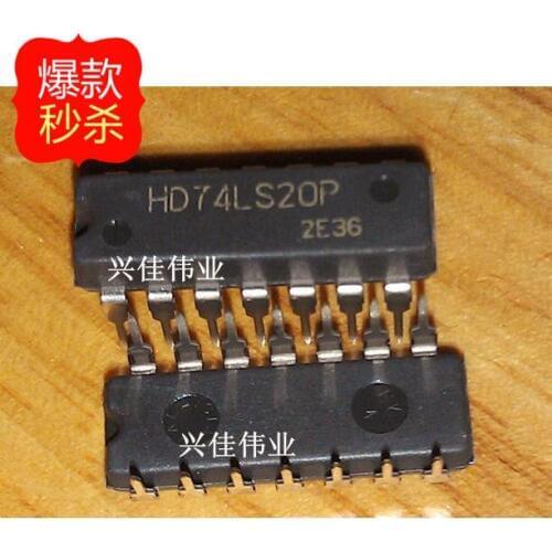 10PCS New original authentic HD74LS20P 74LS20 DIP14 logic chips