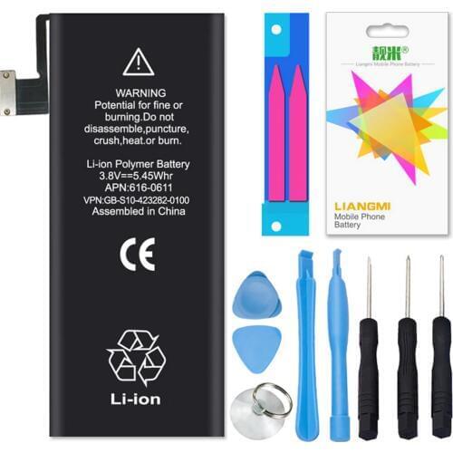 100% Original Brand DVISI Phone Battery For iphone 4S Real Capacity With Machine Tools Kit Mobile Batteries