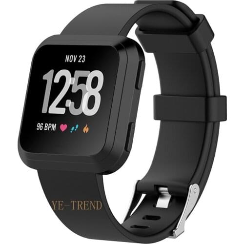 100pcs Soft Silicone Watchbands Replacement Sports Watch Band For Fitbit versa Bracelet Strap Wristband for Fitbit versa Bands