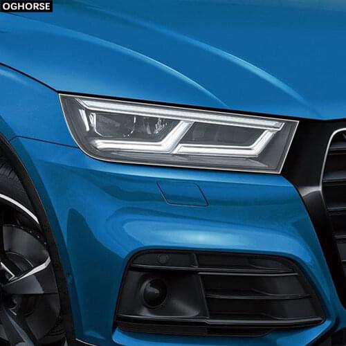 2X Car Headlight Self Healing Protective Film Transparent TPU Decal Sticker for Audi A3 S3 RS3 A4 A6 A7 S6 Q3 Q5 Q7 Accessories