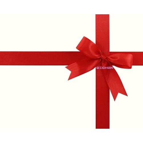 25 Yard Big Red Silk Satin Ribbon Material Wedding Party Decoration Gift Wrapping Christmas New Year Apparel Sew Fabric Ribbon