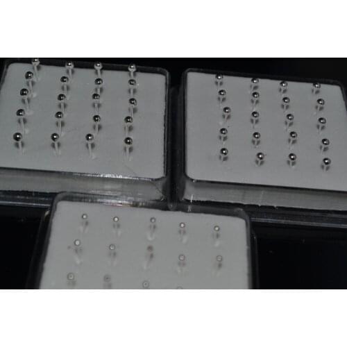 40pcs/lot Free Shipping 925 sterling silver nose ring 1.5mm 2.5mm Ball Bone Nose Stud Body Piercing