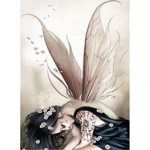 SHANSHIYOUPIN Diamond Painting Cross Stitch Girl Diamond Embroidery Portrait Paint Drill Rhinestone Mosaic Picture Home Decor