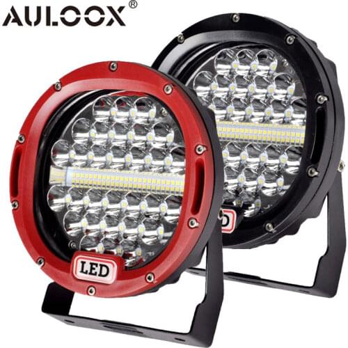 AULOOX 2pcs 7" Inch 240W 12V 24V Truck LED Work Light Offroad Car LED Lamp For Pickup 4WD 4x4 Truck Off Road ATV SUV Auto Car