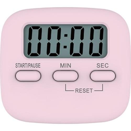 Digital Kitchen Timer Magnetic Countdown Loud Alarm Interval Plastic Funny Multipurpose Household Item