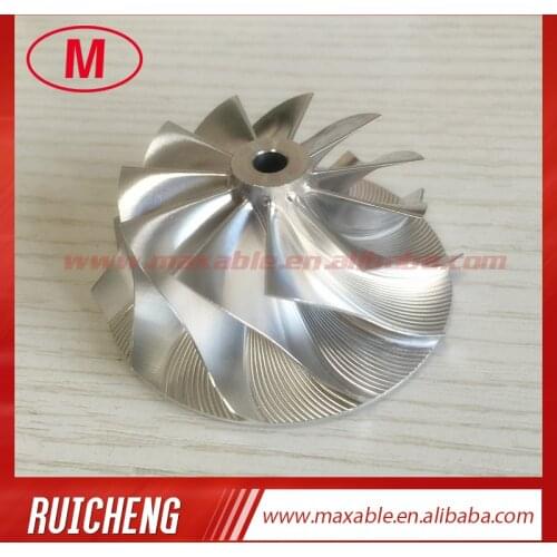 TD04HL 19T 49189-x 46.02/58.00mm 11+0 blades Turbocharger Billet/milling/aluminum 2618 compressor wheel