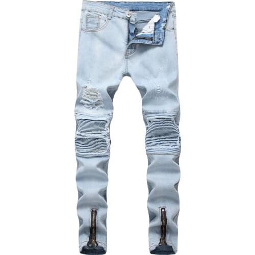 2021 new arrival four seasons jeans men fashion elasticity mens jeans male cotton jeans men pencil pants,size 28-38