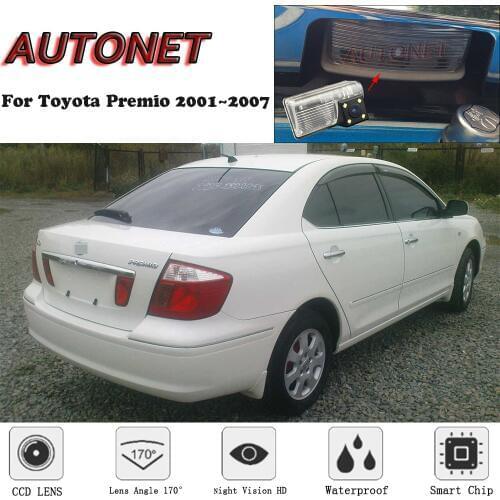 AUTONET Backup Rear View camera For Toyota Premio 2001 2002 2003 2004 2005 2006 2007 Night Vision license plate camera