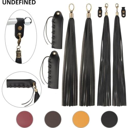 Motorcycle Fringe Leather Hand Grips Cover Clutch Brake Lever Tassel For Harley Indian Chief Classic Cruiser Chopper Custom