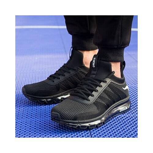 ONEMIX Men Sport Shoes Professional Marathon Running Shoes Waterproof Air Cushion Trainer Athletic Army Green Sneakers for Man