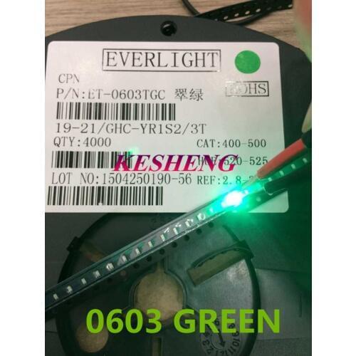 SMD Small BLUE lamp beads 0603 SMD LED 0603 BLUE Light-emitting diodes 4000PCS