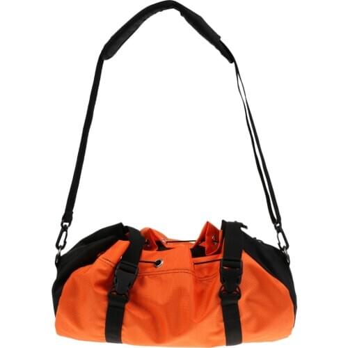 Orange Folding Waterproof Rock Tree Climbing Mountaineering Rope Cord Bag Gear Equipment Storage Sling Backpack + Ground Sheet