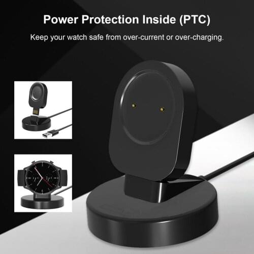 Portable Wireless Charger Separable Charger Portable USB Charging Cradle For Amazfit GTR2 Portable Charger Cord For Smartwatch