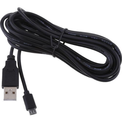Portable 5V 2A Micro USB Chargers Cable 90 Degrees Right Bend DVR GPS Charging Cable Cars Truck Accessory