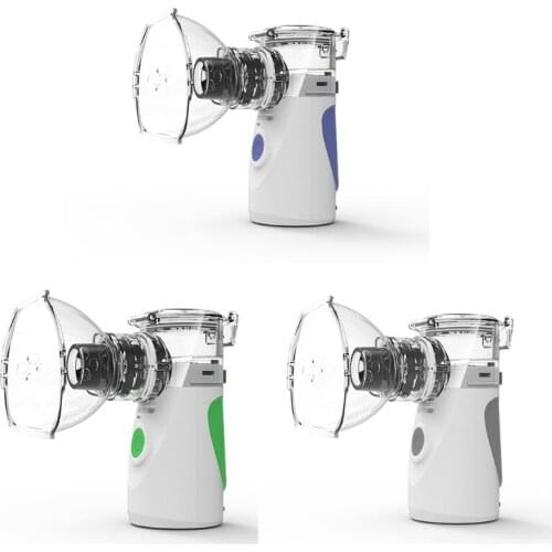 Portable Nebulizer Nebulizer Machine Personal Steam Inhaler Cool Mist System w/ 2 Size Mask & 1 Nozzle Home & Daily Use LX0D