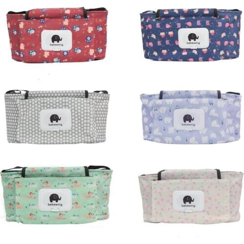 Baby Stroller Organizer Bag Mummy Diaper Bag Nappy Bag Hook Baby Carriage Waterproof Large Capacity Baby Stroller Accessories