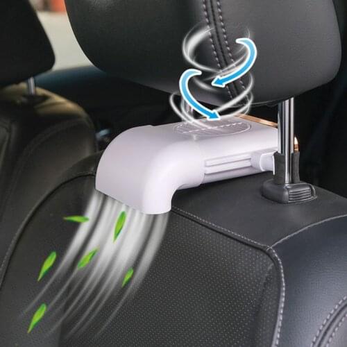 Universal Car Seat Headrest Fan Adjustable 3 Speed USB Automobile Fan With Switch for Vehicle Interior Adornments Supplies