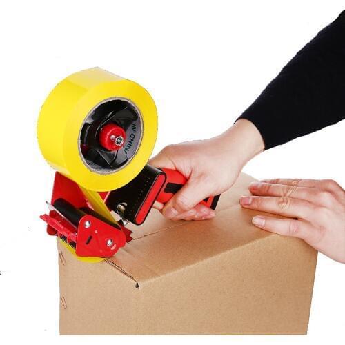 1pc Tape Sealing Packer Tape Dispenser Is Capable 5cm Width Plastic Sealing Tape Holder Cutter Manual Packing Machine Tools