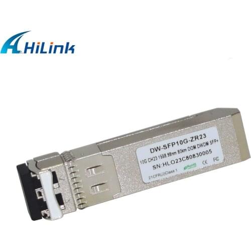 10G DWDM SFP+ 80km C23 DWDM SFP+ 100GHz DOM Optical Transceiver Module