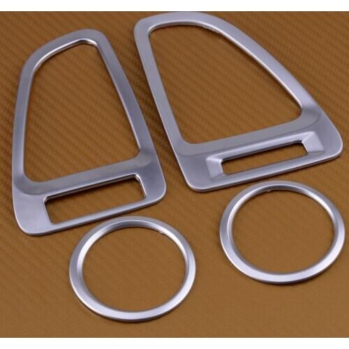 ABS Plastic Chrome Outlet Dash Air Vent Cover Trim Garnish Fit for Honda HR-V VEZEL 2014 2015 2016 Accessories