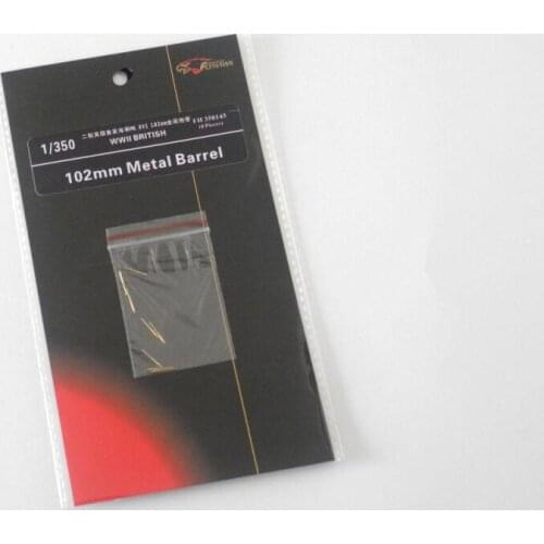 Flyhawk FH350145 1/350 Scale WWⅡ Royal Navy QF MK XVI 102mm Metal Barrel