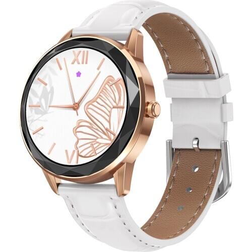 HDT7 Women Smart Watch Fashion Stainless Steel Blood Pressure Waterproof Sport Fitness Tracker Heart Rate Smart Clock Hours