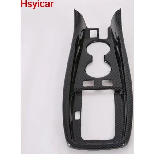 Hsyicar For Toyota Prius 2019 2020 LHD Cental Overall Gear Shift Box Water Holder Panel Cover Trim Interior Accessories ABS
