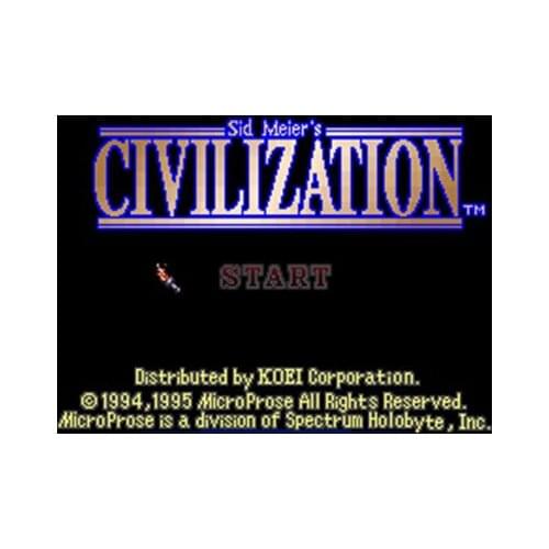 Civilization NTSC Version 16 Bit 46 Pin Big Gray Game Card For USA Game Players