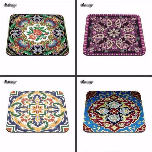 Beautiful Persian Carpet Art Top Selling Luxury Printing Custom Skin Non Slip Durable Rubber Mousepad for PC Optical Mouse