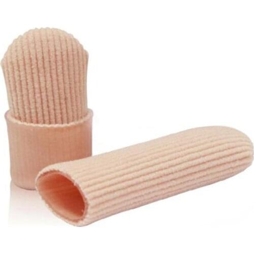 Soft Durable Silicone Cap Finger Toe Blister Pain Relief Protector Tube Sleeve Cap for Hammer Toe Finger Separation Foot Care