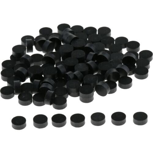 Pack of 50pcs Guitar Fingerboard Acrylic Dot Fret Marker Inlay 6mm Diameter 2.5mm Thickness Black/White