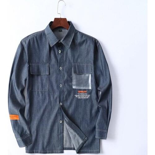Nisexper Mens Denim Shirts
