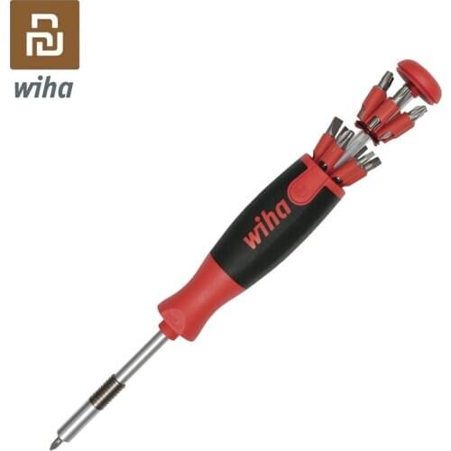 Youpin Wiha Screwdriver 26-in-1 Kit with Hidden Magazine Design Precision Chrome Vanadium Steel Dual-end Bits