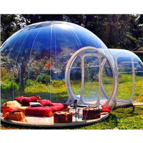 Outdoor Transparent Inflatable Bubble Tent Inflatable Show House Hot sale Commercial Inflatable Clear Lawn Bubble Tent