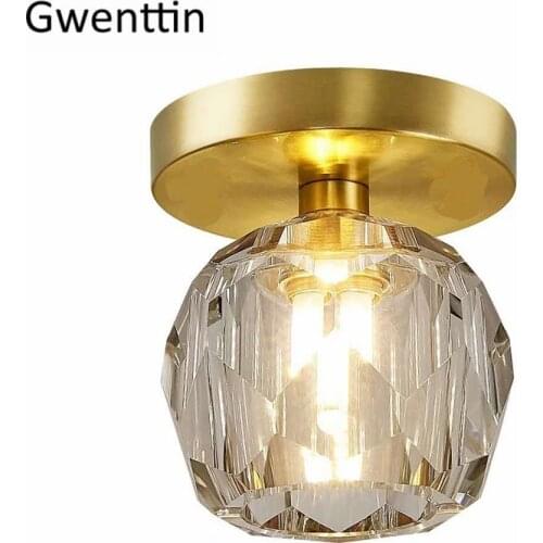Modern K9 Crystal Ceiling Light for Living Room Bedroom Lighting Fixtures Home Decor Loft Industrial Lamp Suspension Luminarias