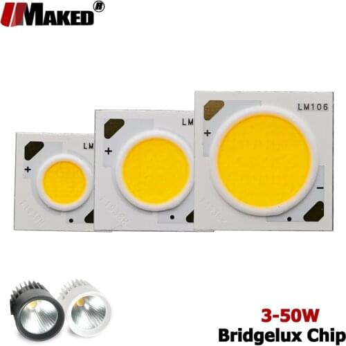Supper Bright LED COB Chips 3 7 12 15 18 20 30-50W Ra90 36V 1304 1520 3000K-4000K-6000K Aluminum Base Diode Beads Light Sources