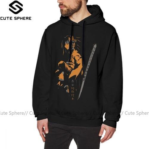 Shaman King Hoodie Shaman King Yoh Orange Hoodies Oversize Male Pullover Hoodie Long Autumn Cotton Outdoor Blue Casual Hoodies