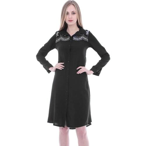 Embroidered Tunic 2021 Summer Spring Muslim Clothing Women 'S Scarves Islamic Hijab For Muslim Women Tunik