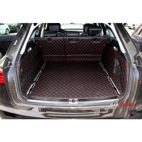 High quality mats! Special trunk mats for Audi RS6 C7 -2012 durable cargo liner mats boot carpets for RS6 ,Free shipping