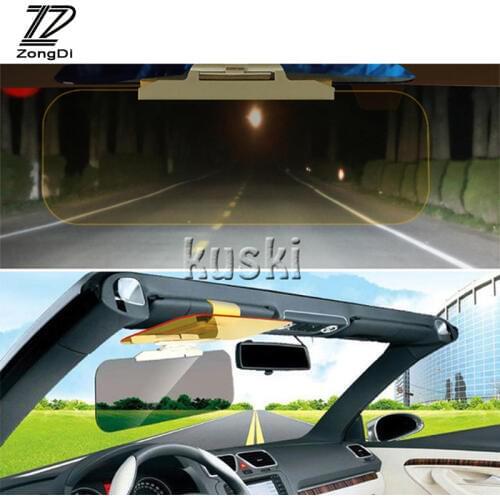 ZD 1pcs For Kia Rio 3 Ceed Toyota Corolla 2008 Avensis C-HR RAV4 Mazda Car Accessorise Sun Visor Anti-Glare Goggle Protect Eyes