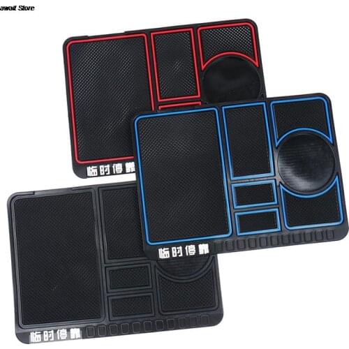 1PC Car Anti-Slip Mat Pad Auto Silicone Phone Holder Stand Non Slip Sticky Anti Slide Dashboard GPS Mount Bracket Parking Card