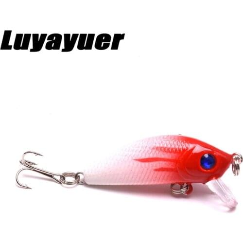 1pcs High Quality Minnow Minnow Wobbler Fishing Lures 50mm 3.6g Crankbait Fishing Wobblers pesca Bass tackle Whopper Plopper