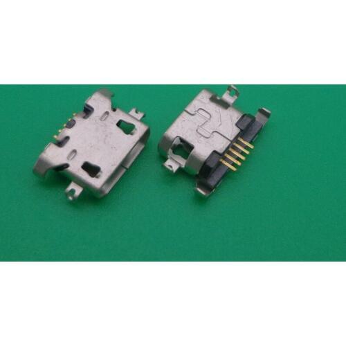 20pcs/lot micro mini jack socket USB Connector charging port for huawei y625 for lenovo A378t