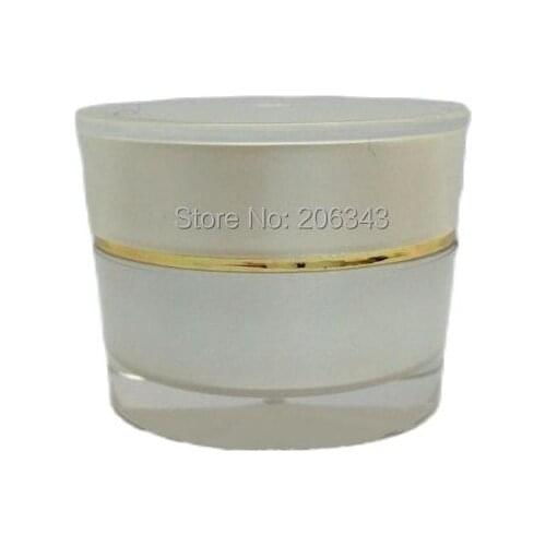 5g ACRYLIC cone shape pearl white cream bottle,cosmetic container,,cream jar,Cosmetic Jar,Cosmetic Packaging
