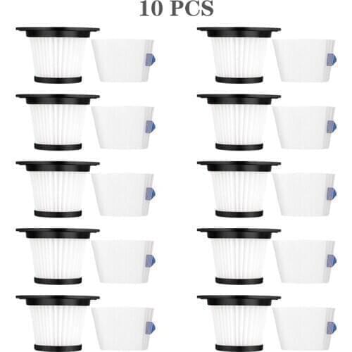 6 /10 Pack Replacement HEPA Filter Compatible for MOOSOO K17 Cordless Vacuum