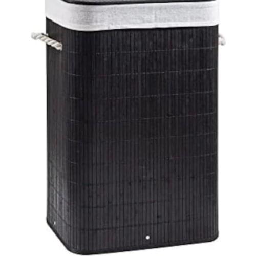 TAÇ JAKE BAMBOO BATH BASKET 40 * 30 * 60CM BLACK