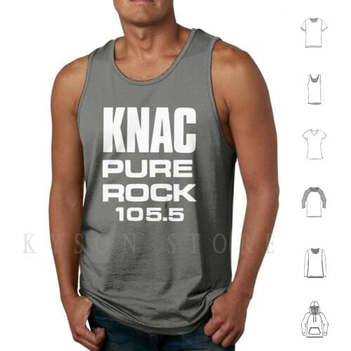 Knac Pure Rock 105.5 Tank Tops Vest Sleeveless Knac Pure Pure Rock Pure Rock 105 5 Knac Metal Logo Radio Rock Radio Metal